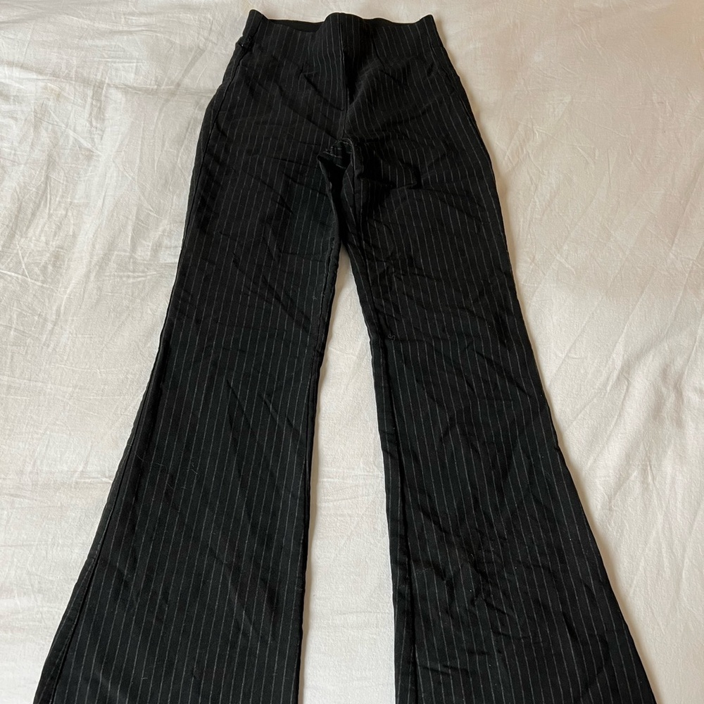 Garage Pinstripe Flare Pants Size XS